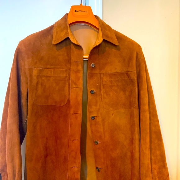 Stuart Norman reversible butter leather jacket , removable buttons . - Picture 16 of 16